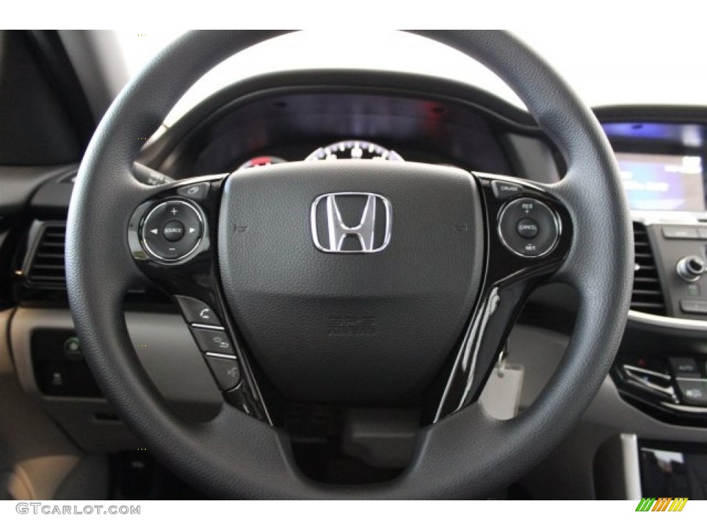 2017 Accord LX Sedan - Lunar Silver Metallic / Gray photo #11