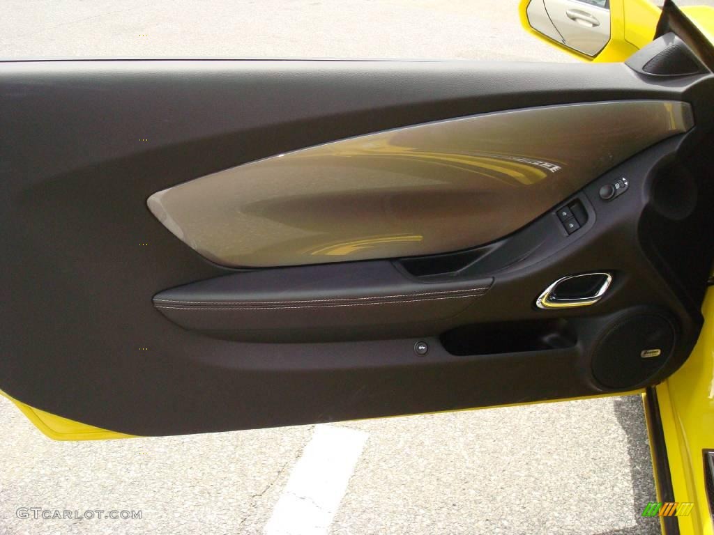 2010 Camaro LT Coupe - Rally Yellow / Black photo #13
