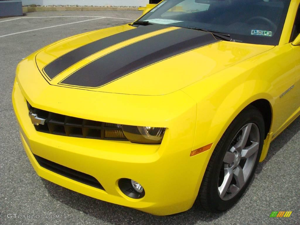 2010 Camaro LT Coupe - Rally Yellow / Black photo #24