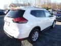 2017 Pearl White Nissan Rogue SV AWD  photo #6