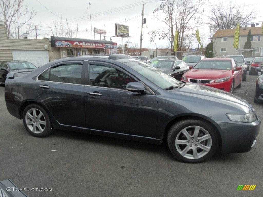 2005 TSX Sedan - Carbon Gray Pearl / Ebony photo #3