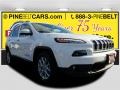 2017 Bright White Jeep Cherokee Latitude  photo #1