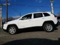 2017 Bright White Jeep Cherokee Latitude  photo #3