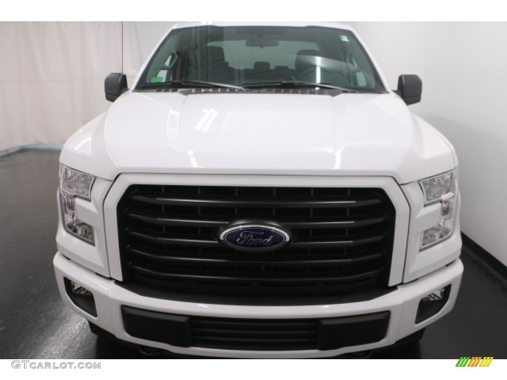 2017 F150 XLT SuperCab 4x4 - Oxford White / Black photo #5