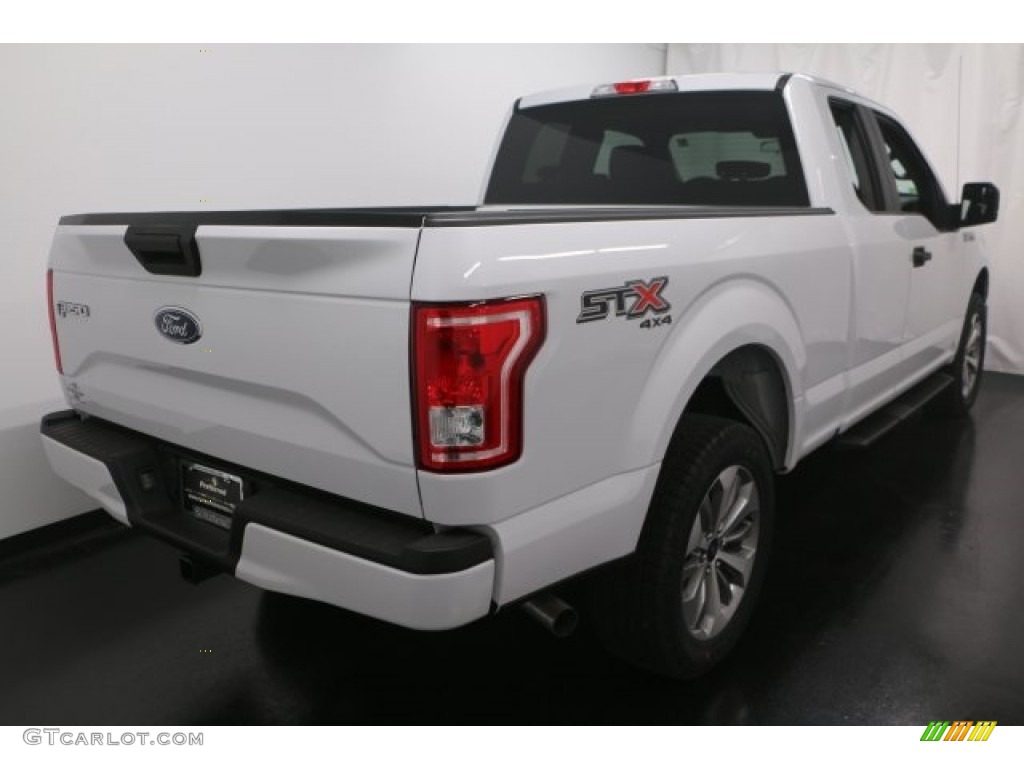 2017 F150 XLT SuperCab 4x4 - Oxford White / Black photo #7