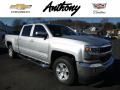 2017 Silver Ice Metallic Chevrolet Silverado 2500HD LT Crew Cab 4x4  photo #1