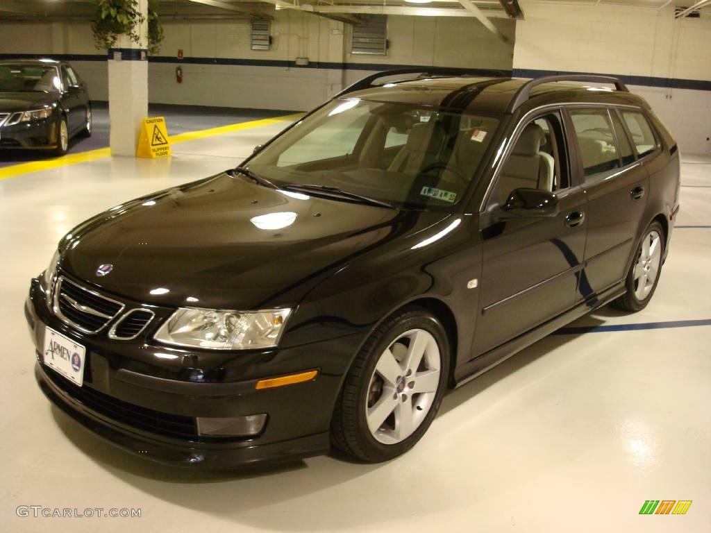 2006 9-3 Aero SportCombi Wagon - Black / Parchment photo #1