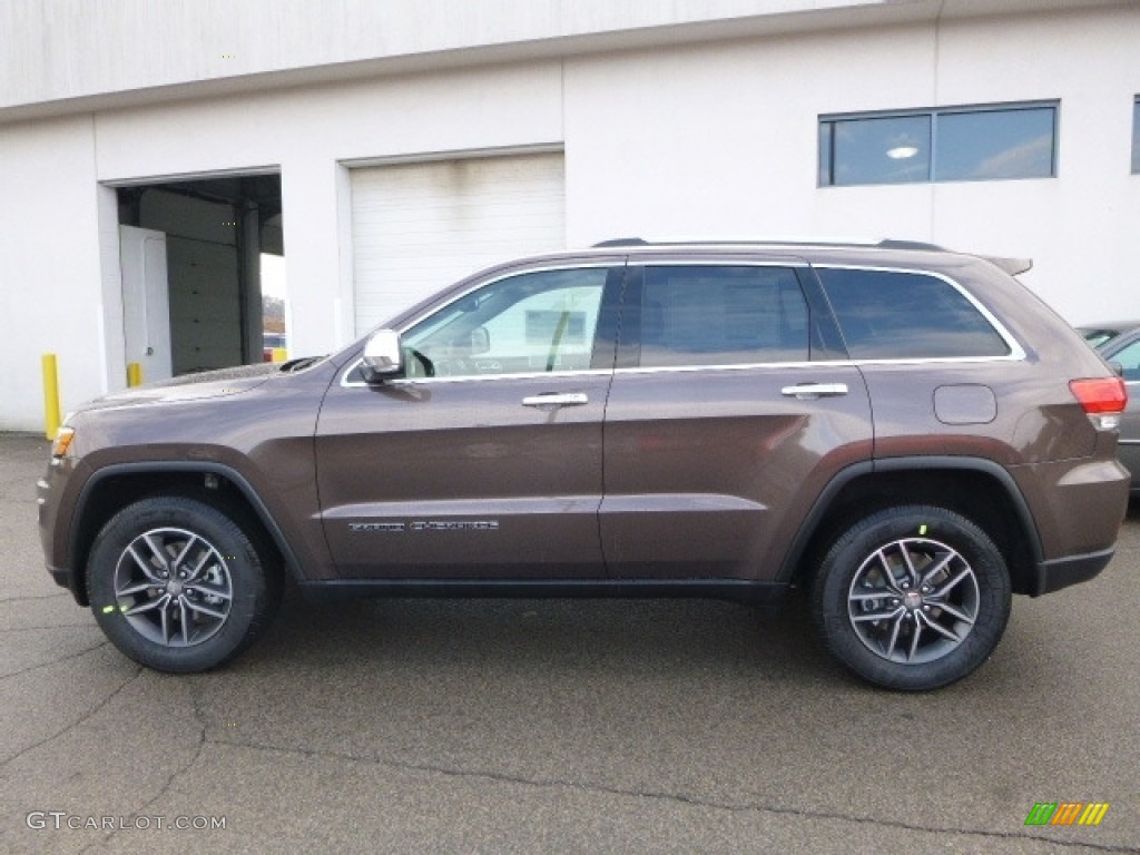 2017 Grand Cherokee Limited 4x4 - Walnut Brown Metallic / Black/Light Frost Beige photo #3