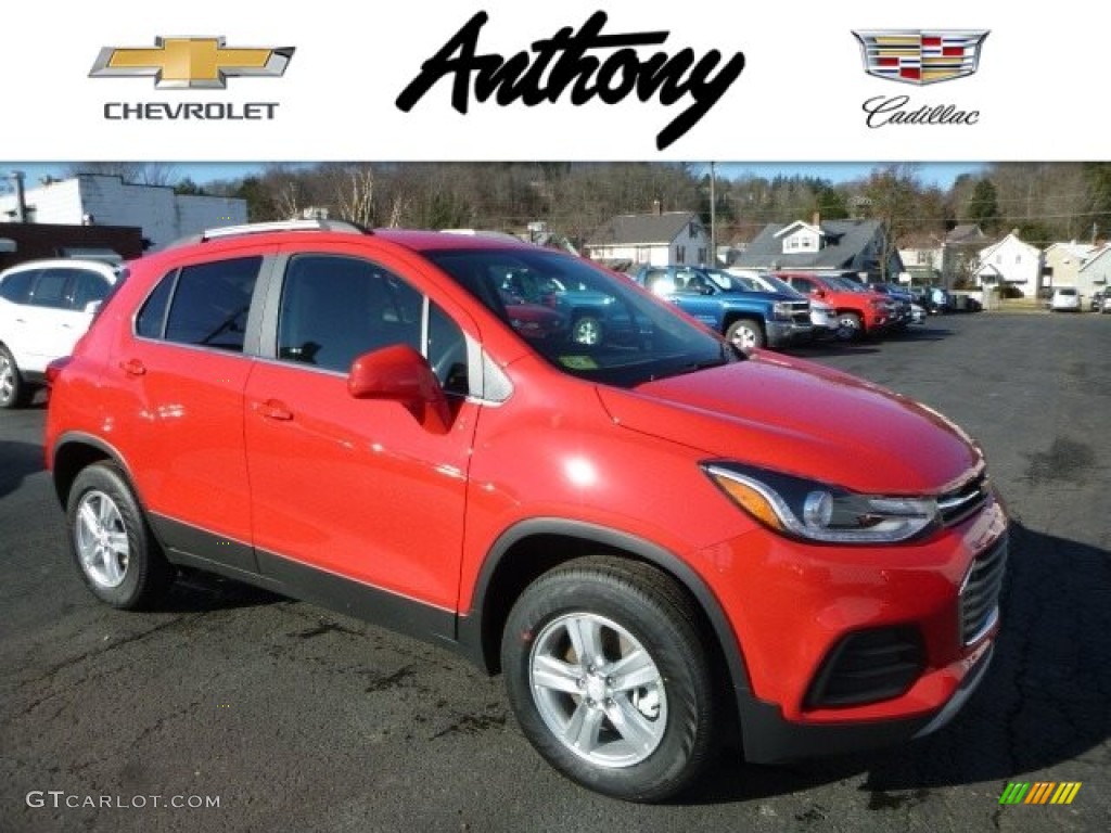 2017 Trax LT AWD - Red Hot / Jet Black photo #1