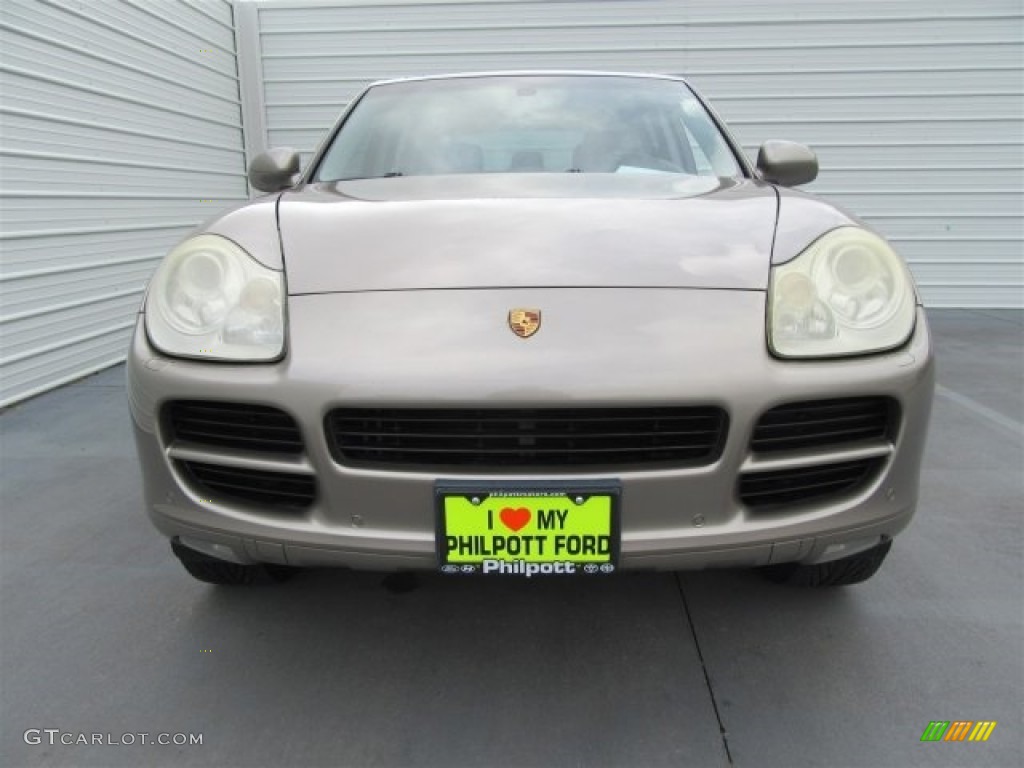 2005 Cayenne  - Prosecco Metallic / Black photo #2
