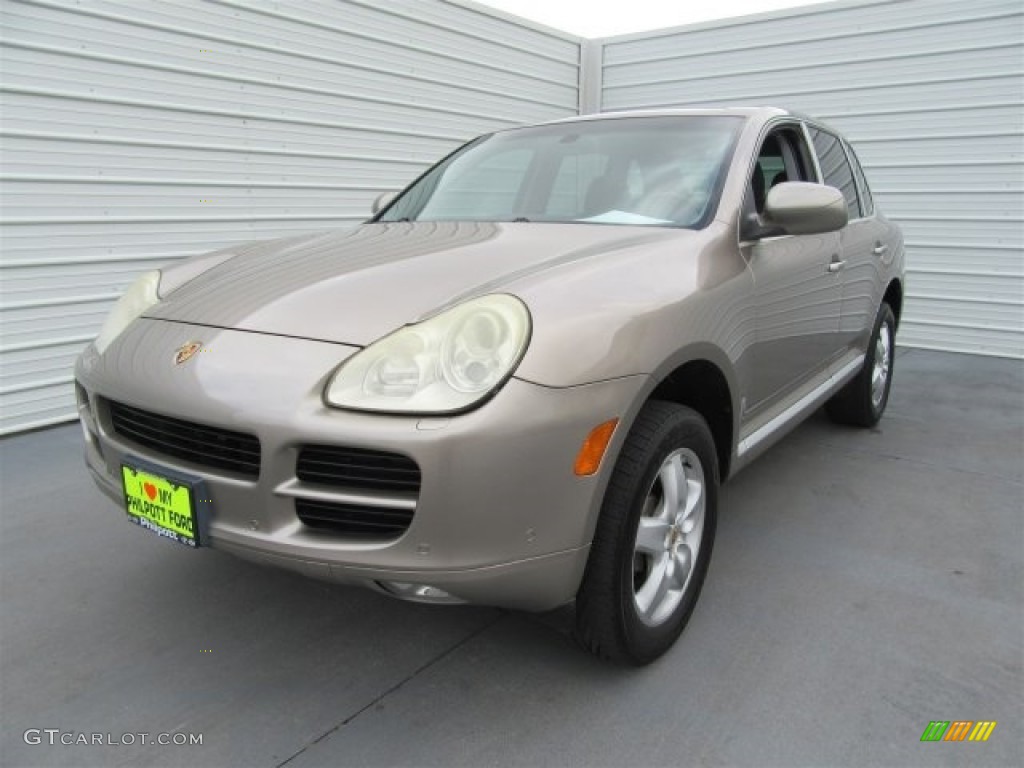 2005 Cayenne  - Prosecco Metallic / Black photo #3