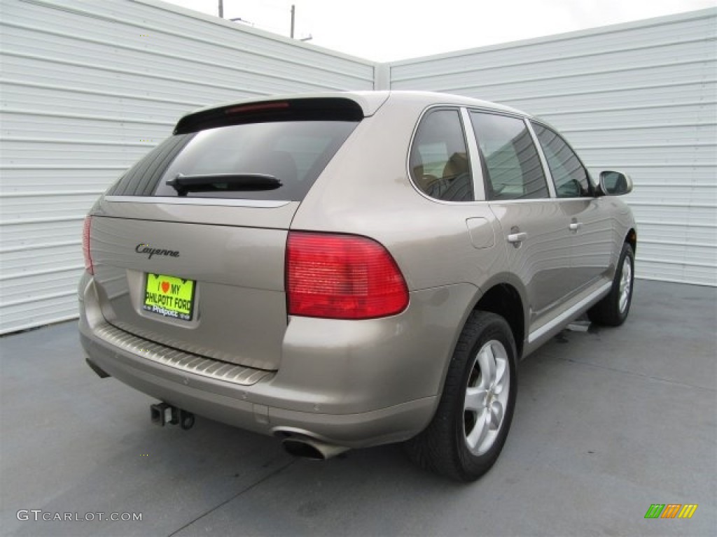 2005 Cayenne  - Prosecco Metallic / Black photo #7