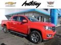 2017 Red Hot Chevrolet Colorado Z71 Crew Cab 4x4  photo #1