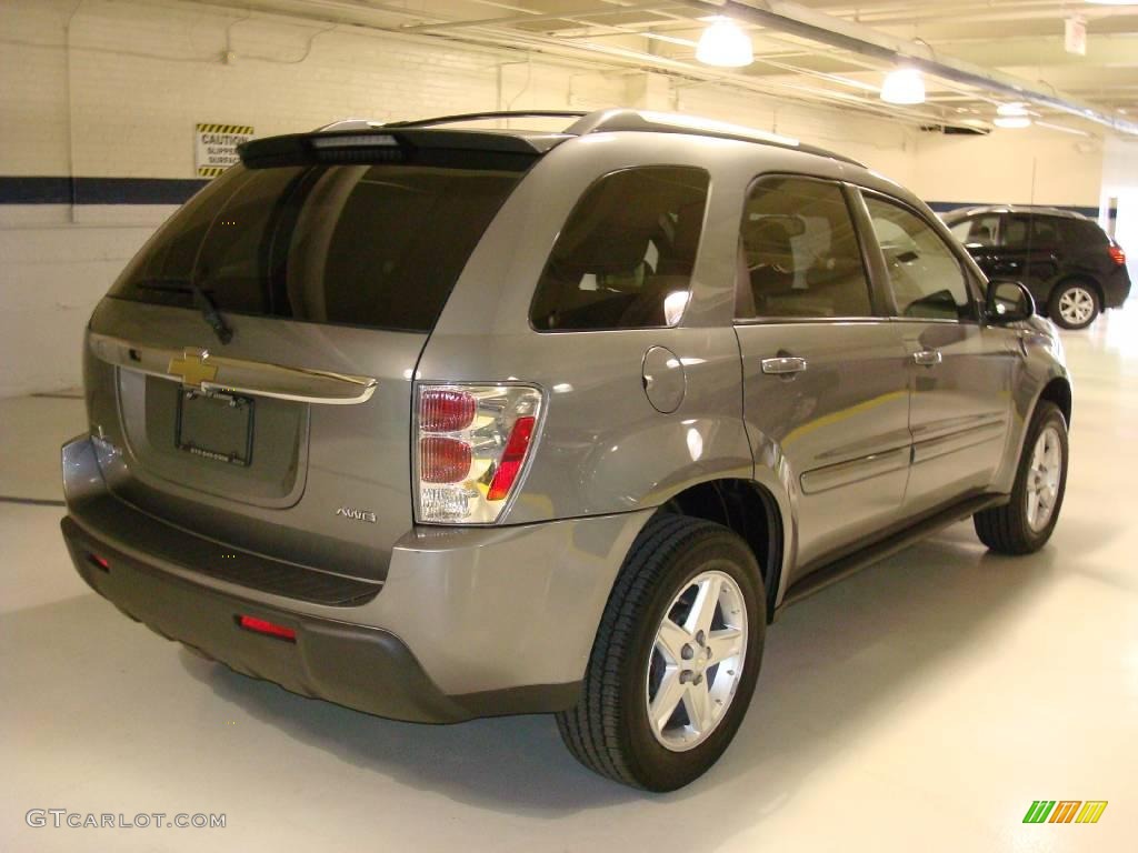 2005 Equinox LT AWD - Dark Silver Metallic / Light Gray photo #5