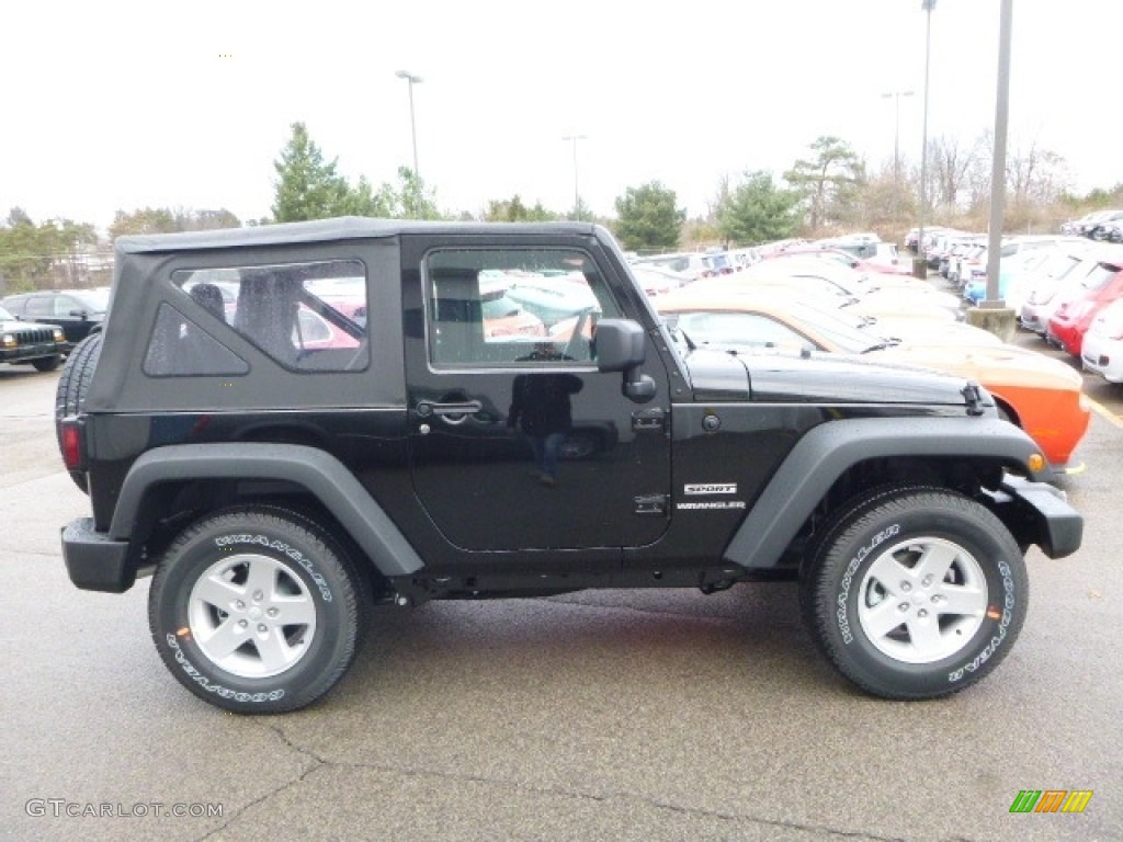 2017 Wrangler Sport 4x4 - Black / Black photo #6