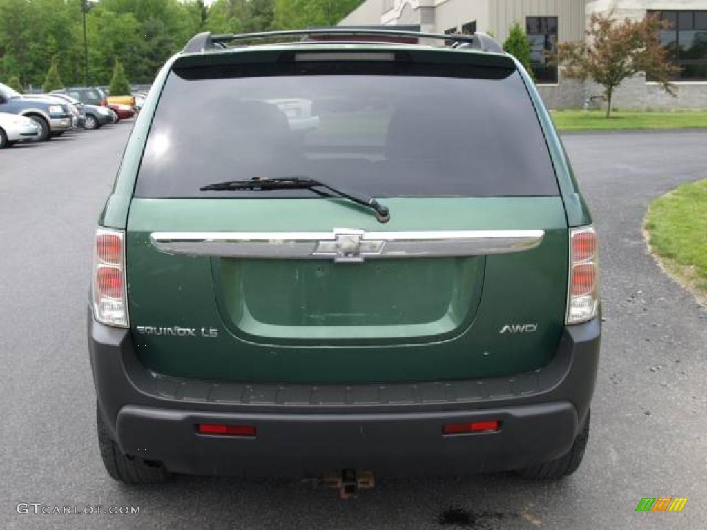 2005 Equinox LS AWD - Meander Green Metallic / Light Gray photo #5