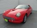 2002 Torch Red Ford Thunderbird Premium Roadster  photo #3