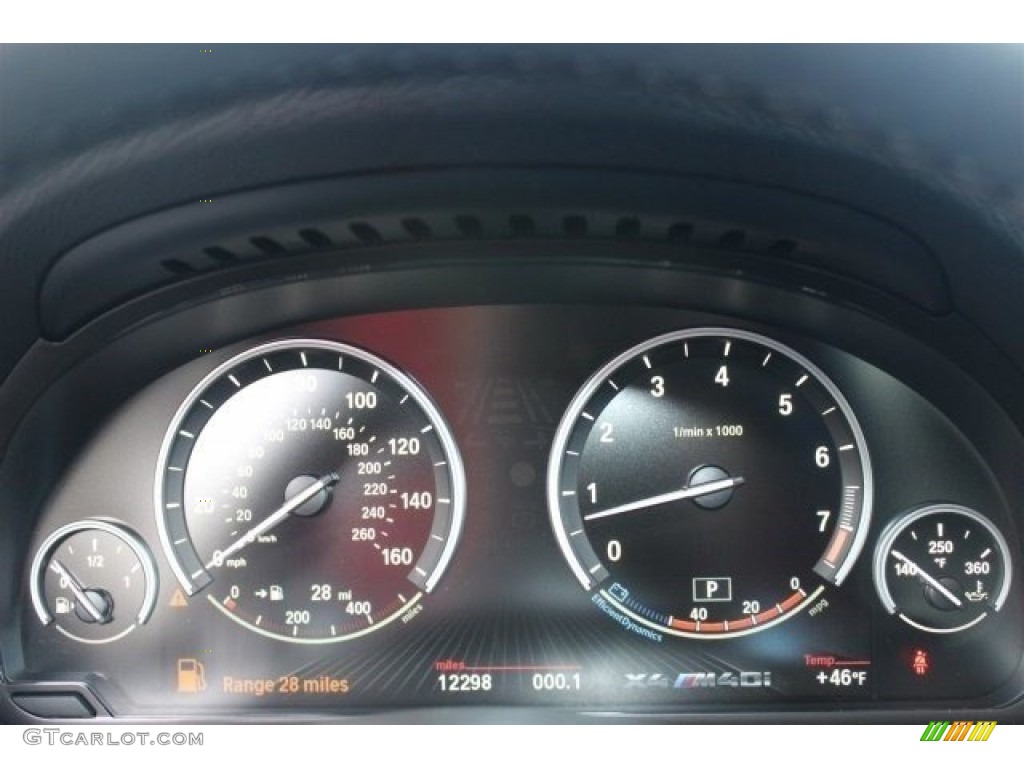 2017 BMW X4 M40i Gauges Photo #117817423