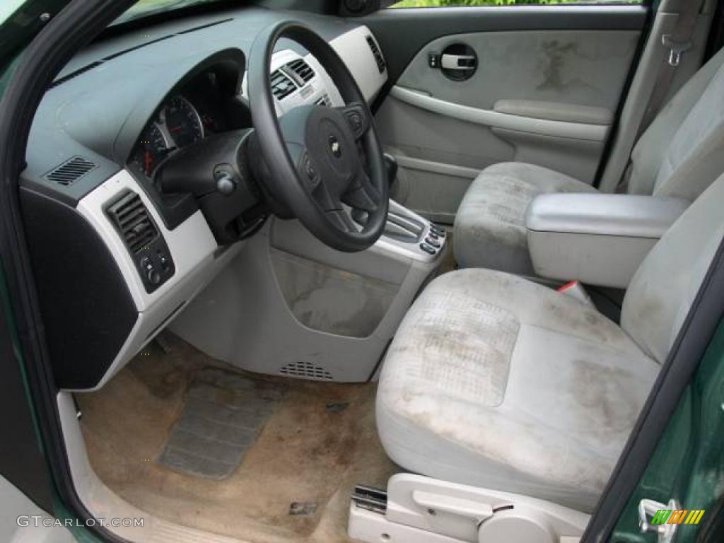 2005 Equinox LS AWD - Meander Green Metallic / Light Gray photo #7