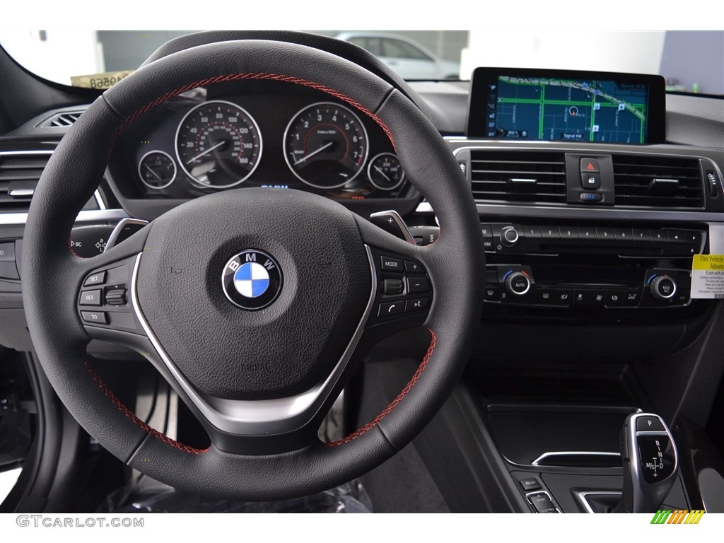 2017 3 Series 330i Sedan - Mineral Grey Metallic / Black photo #14