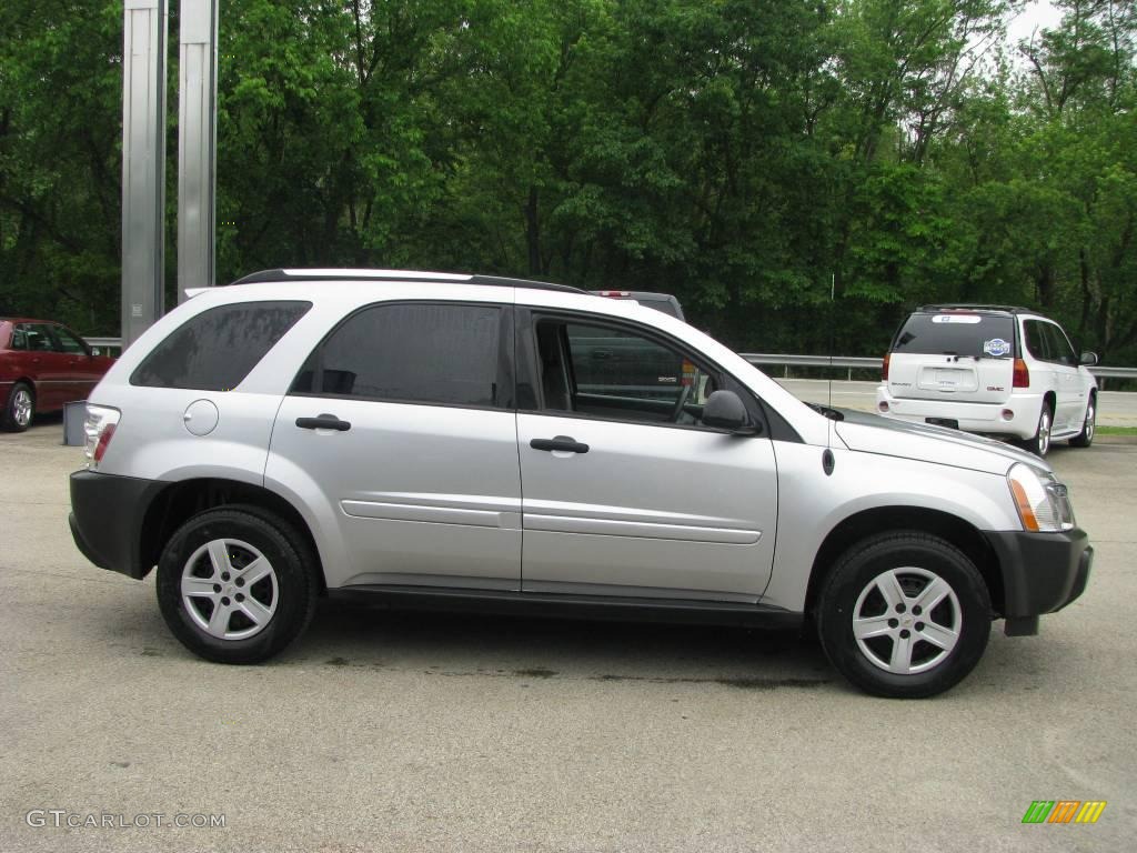 2005 Equinox LS AWD - Galaxy Silver Metallic / Light Gray photo #6