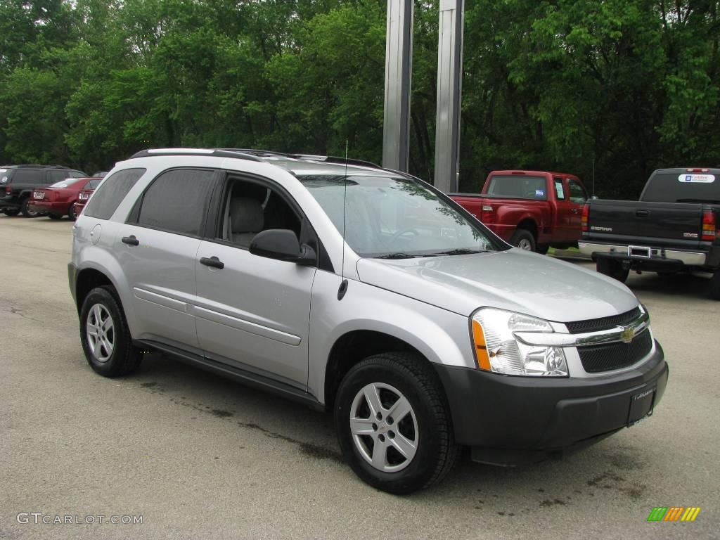 2005 Equinox LS AWD - Galaxy Silver Metallic / Light Gray photo #7