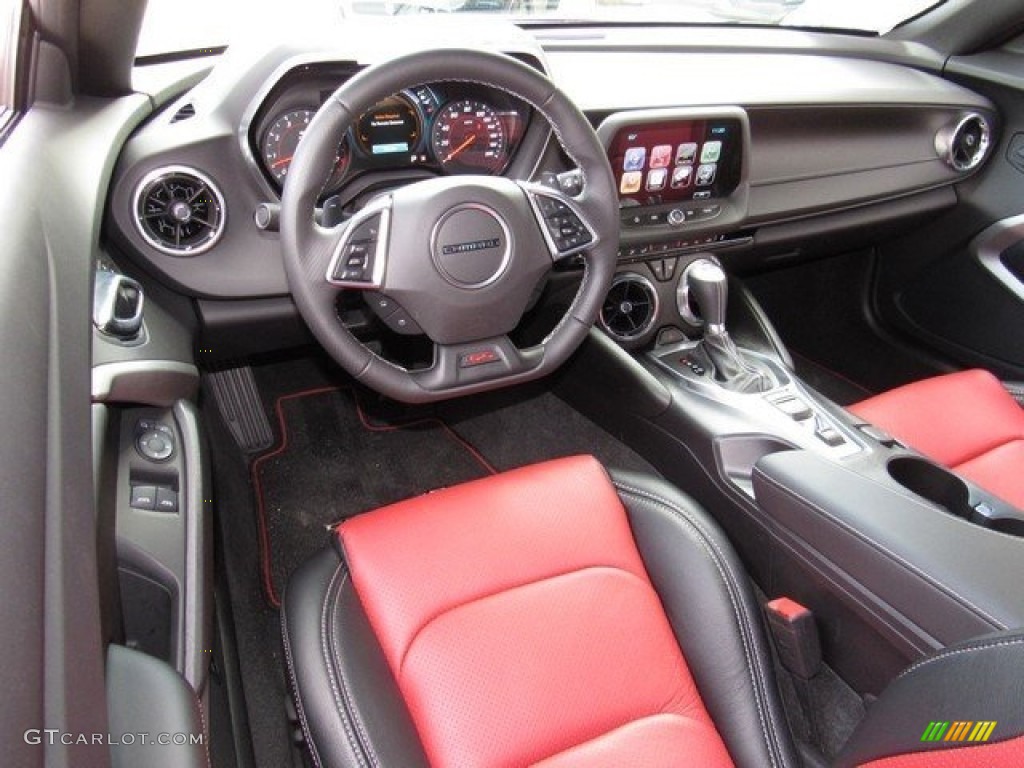 Adrenaline Red Interior 2016 Chevrolet Camaro Ss Coupe Photo