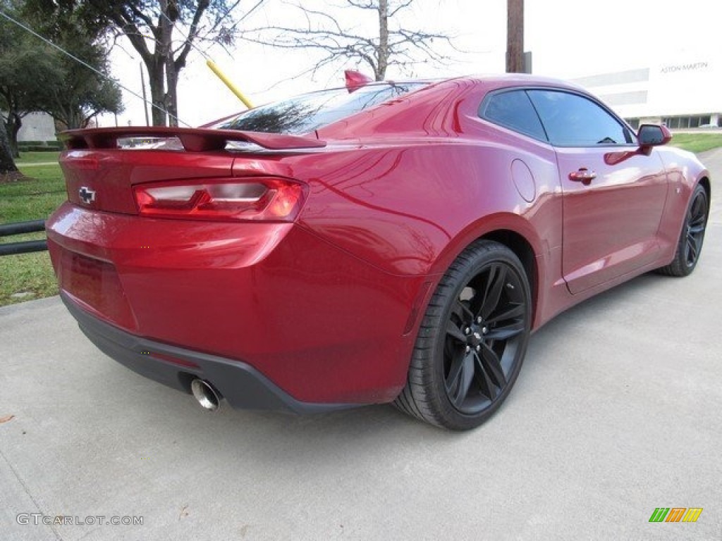 2016 Camaro SS Coupe - Garnet Red Tintcoat / Adrenaline Red photo #7