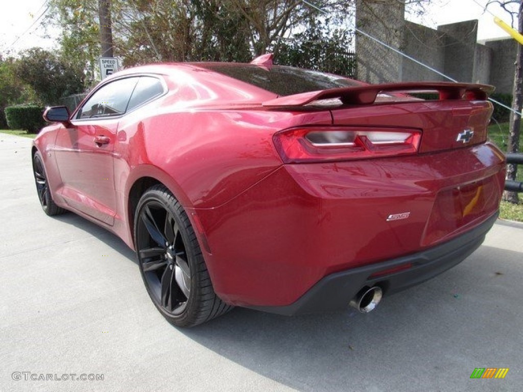 2016 Camaro SS Coupe - Garnet Red Tintcoat / Adrenaline Red photo #12