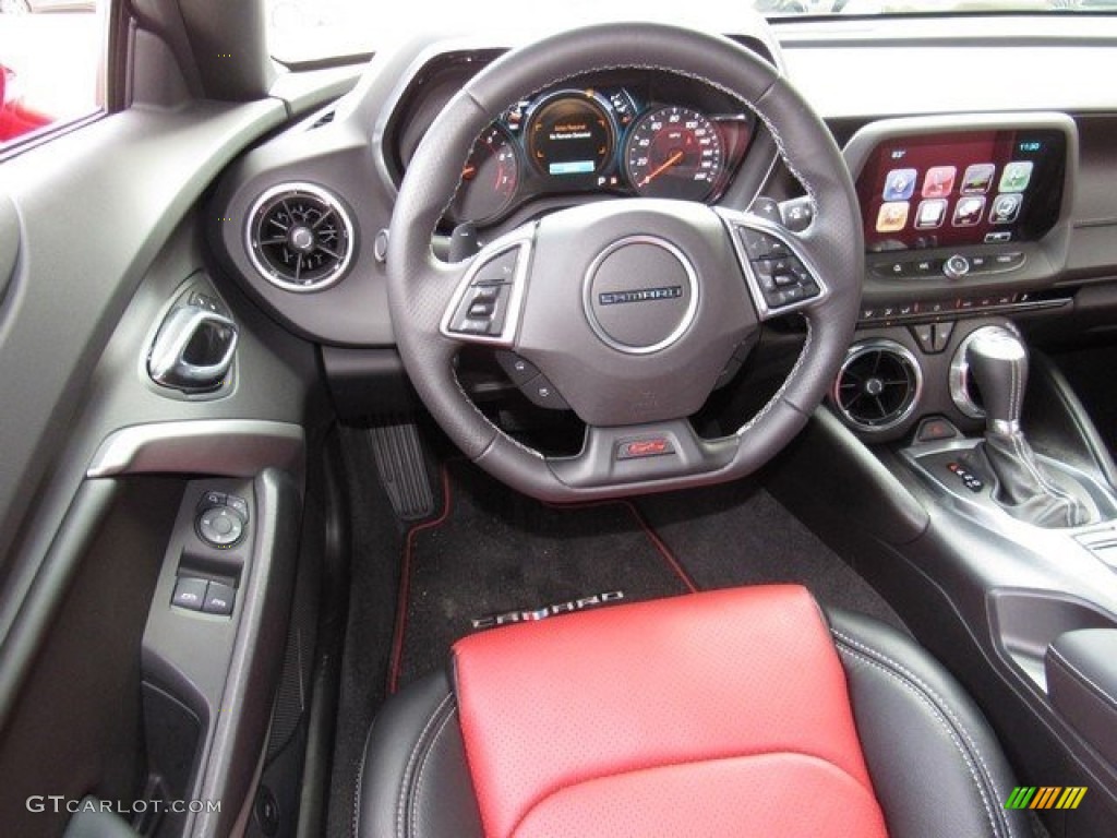 2016 Chevrolet Camaro SS Coupe Adrenaline Red Dashboard Photo #117822448