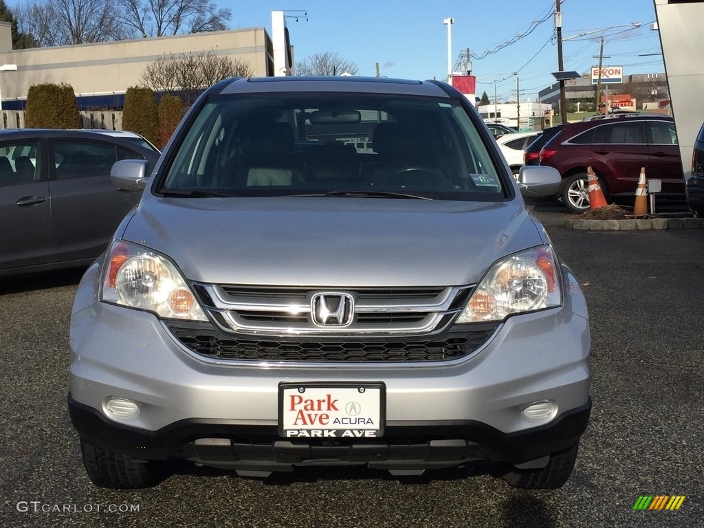 2010 CR-V EX-L AWD - Alabaster Silver Metallic / Black photo #8