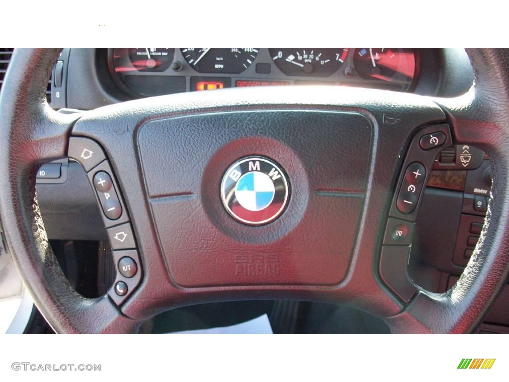 2000 3 Series 328i Sedan - Titanium Silver Metallic / Black photo #18