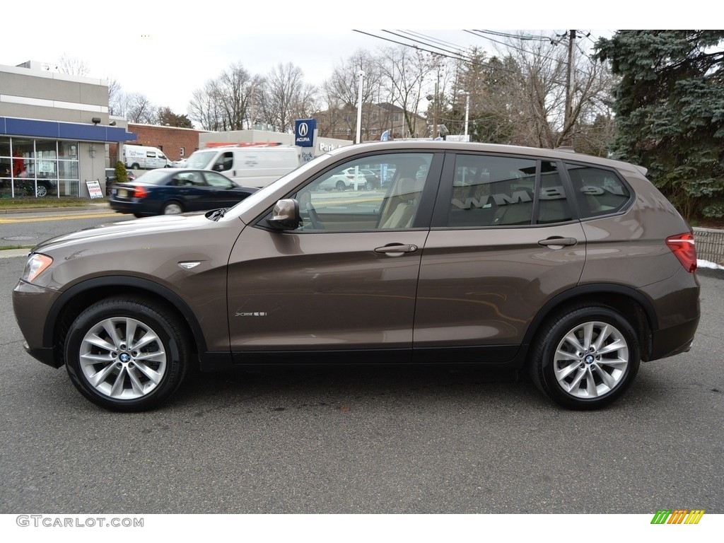 2014 X3 xDrive28i - Sparkling Bronze Metallic / Sand Beige photo #5