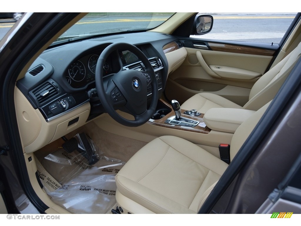 2014 X3 xDrive28i - Sparkling Bronze Metallic / Sand Beige photo #10