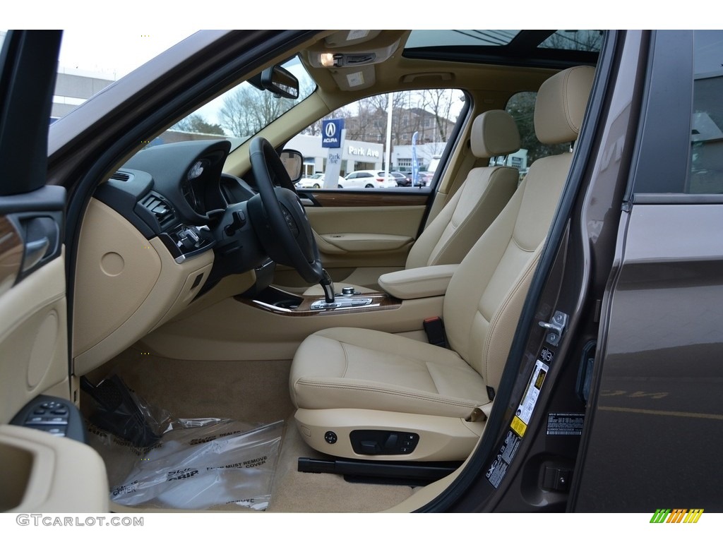 2014 X3 xDrive28i - Sparkling Bronze Metallic / Sand Beige photo #11