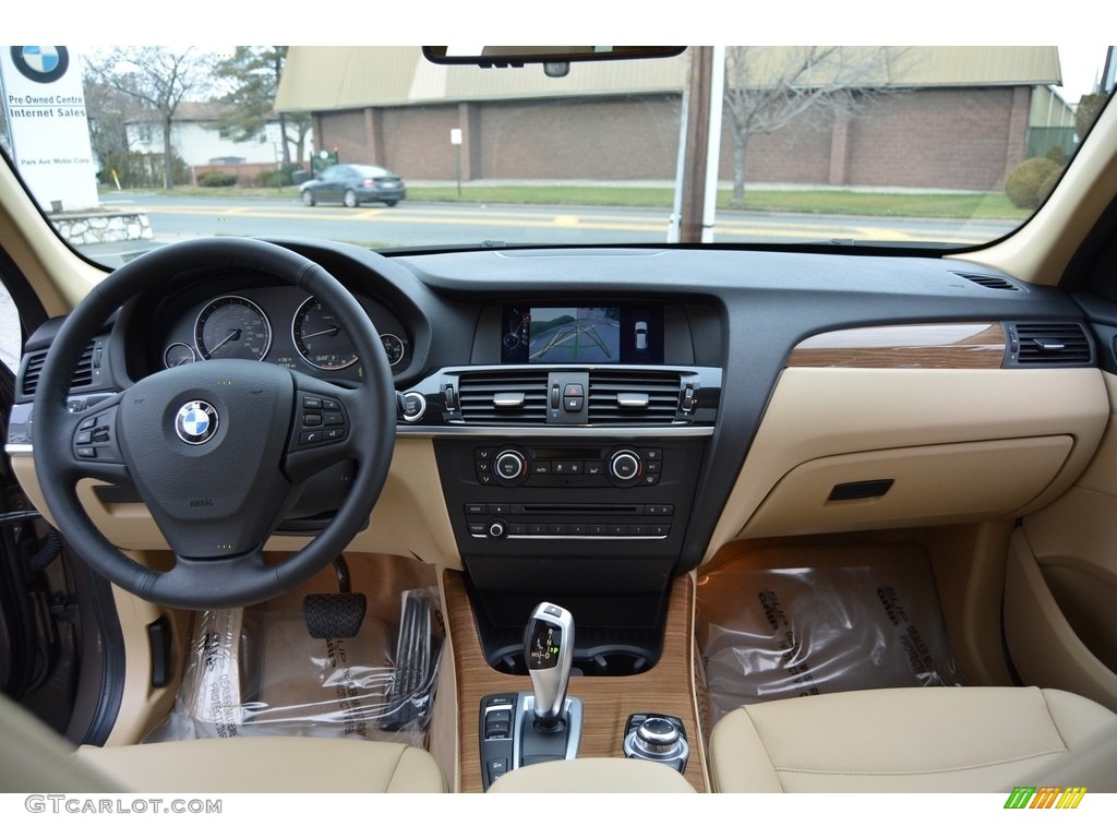 2014 X3 xDrive28i - Sparkling Bronze Metallic / Sand Beige photo #15