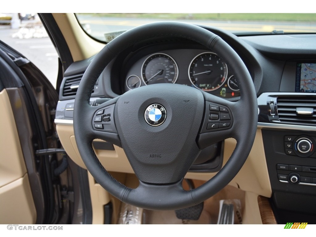 2014 X3 xDrive28i - Sparkling Bronze Metallic / Sand Beige photo #18