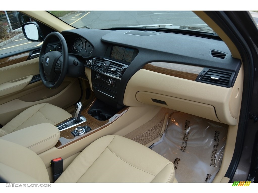 2014 X3 xDrive28i - Sparkling Bronze Metallic / Sand Beige photo #27