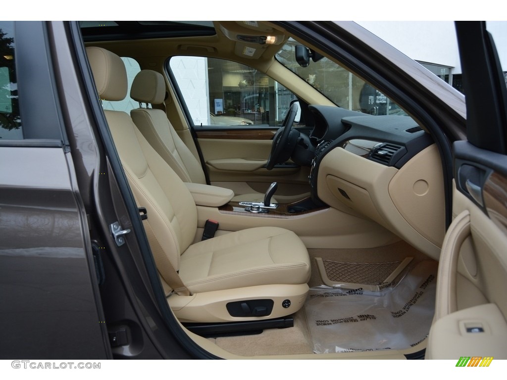 2014 X3 xDrive28i - Sparkling Bronze Metallic / Sand Beige photo #28