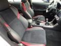 Carbon Black Front Seat Photo for 2016 Subaru WRX #117824626