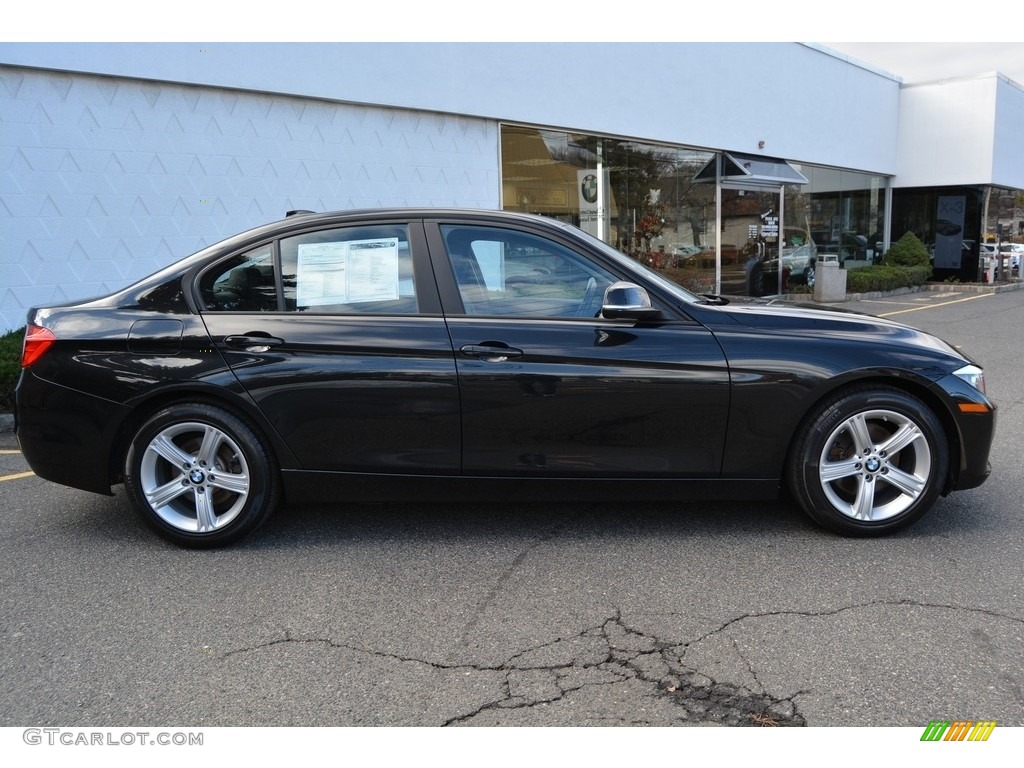 2014 3 Series 328i xDrive Sedan - Black Sapphire Metallic / Black photo #2