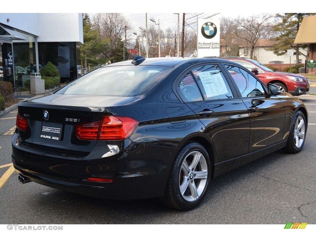 2014 3 Series 328i xDrive Sedan - Black Sapphire Metallic / Black photo #3