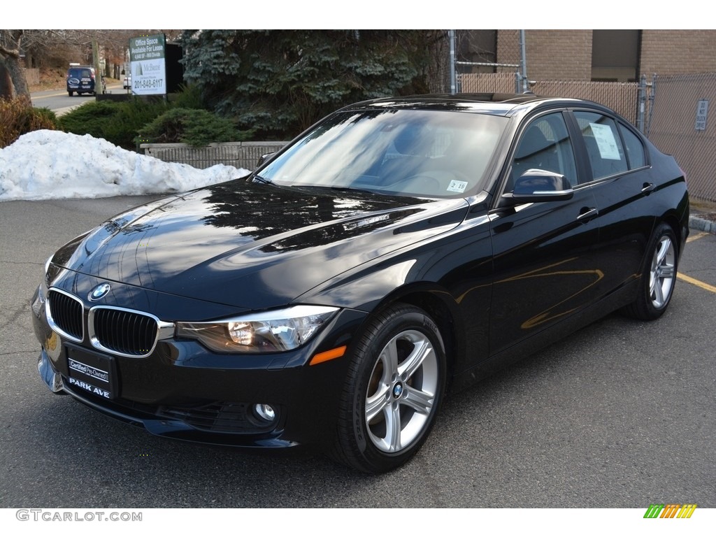 2014 3 Series 328i xDrive Sedan - Black Sapphire Metallic / Black photo #6
