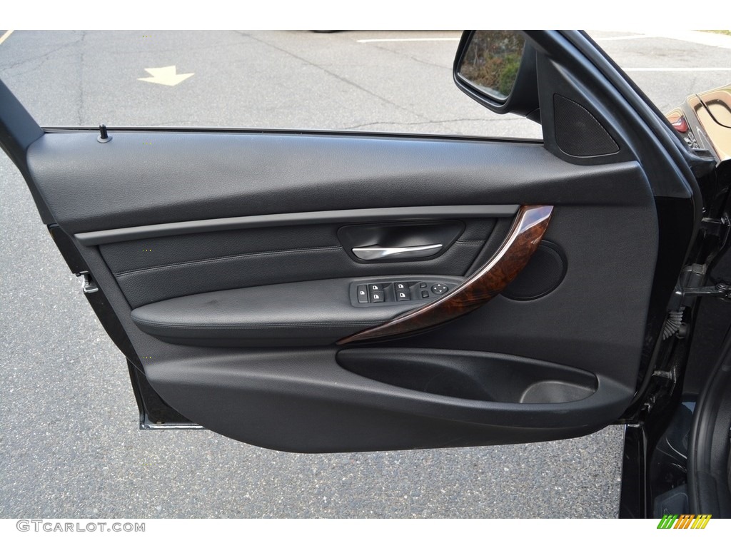 2014 3 Series 328i xDrive Sedan - Black Sapphire Metallic / Black photo #8