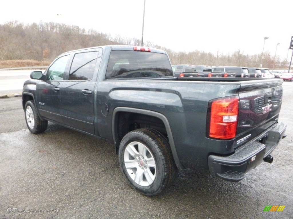 2017 Sierra 1500 SLE Crew Cab 4WD - Dark Slate Metallic / Jet Black photo #5