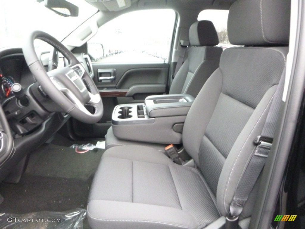 2017 Sierra 1500 SLE Double Cab 4WD - Onyx Black / Jet Black photo #12
