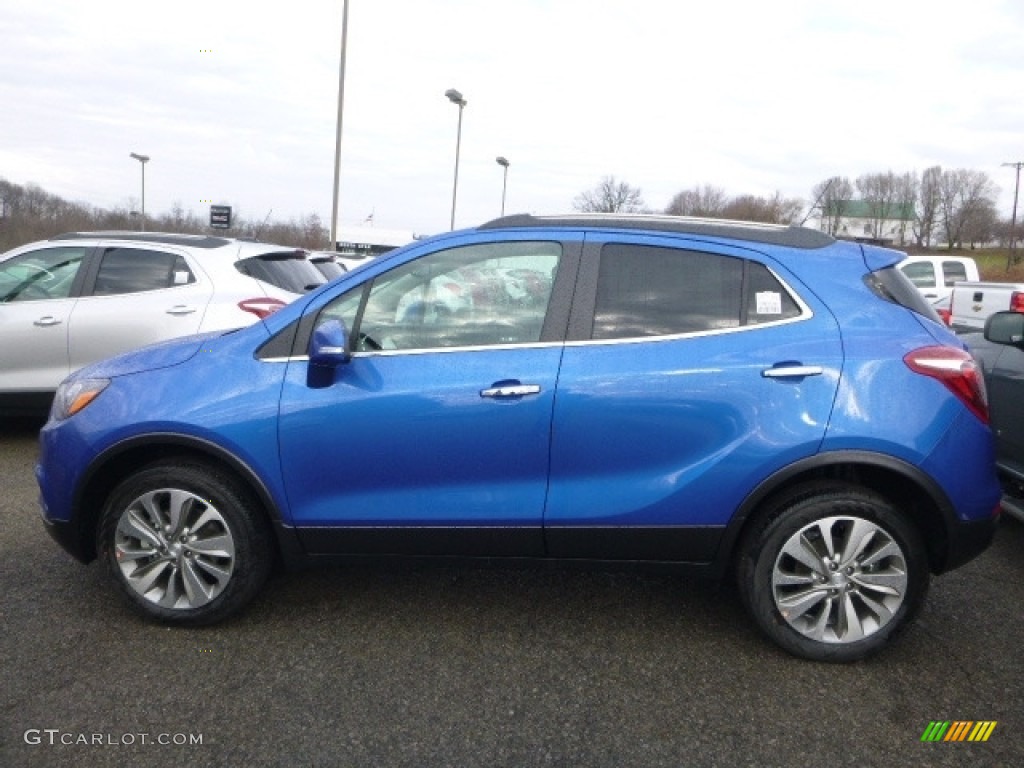 2017 Encore Preferred AWD - Coastal Blue Metallic / Ebony photo #3