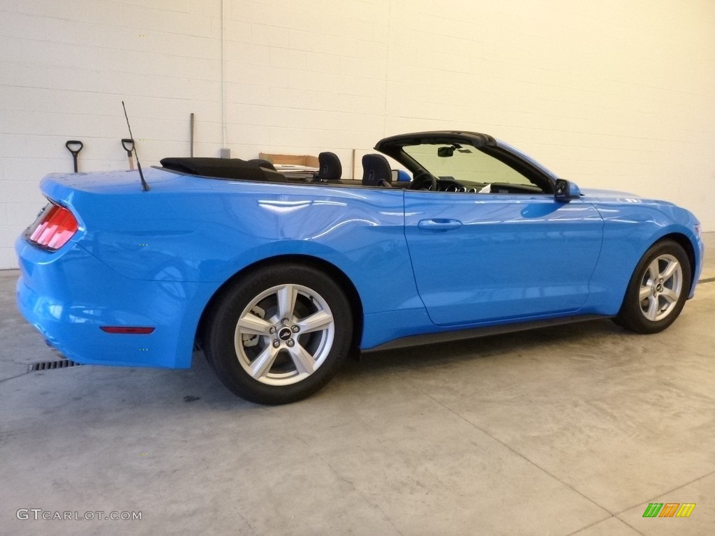 2017 Mustang V6 Convertible - Grabber Blue / Ebony photo #2