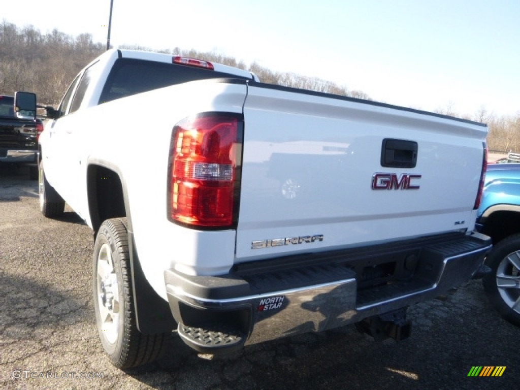 2017 Sierra 2500HD SLE Crew Cab 4x4 - Summit White / Jet Black photo #5