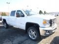 Summit White - Sierra 2500HD SLE Crew Cab 4x4 Photo No. 10